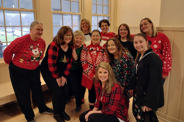 Adults class Christmas recital